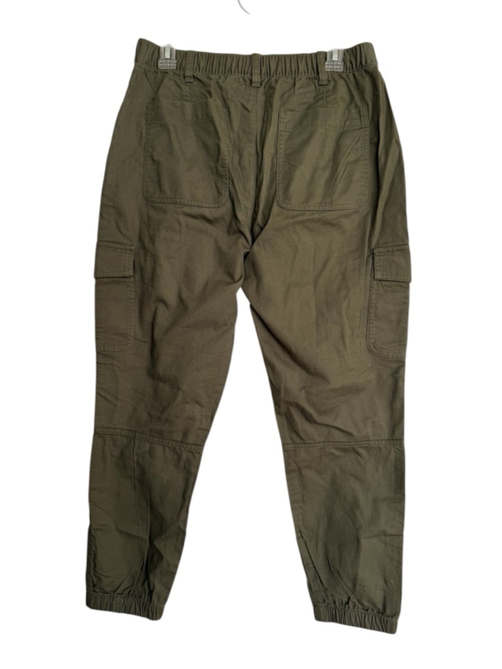 NWT GAP Girlfriend Cargo Joggers Olive Green Size 12 - Picture 2 of 10
